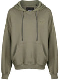 Mostly Heard Rarely Seen logo-embroidered panelled cotton hoodie