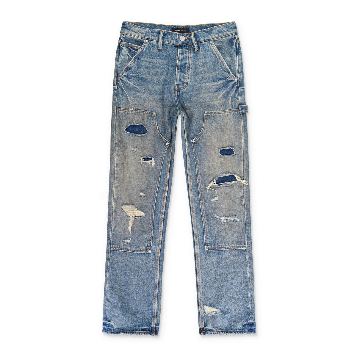 Mid Indigo Relaxed Carpenter Jeans