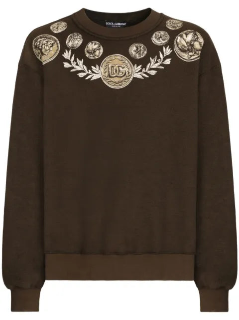 Dolce & Gabbana graphic-print cotton sweatshirt
