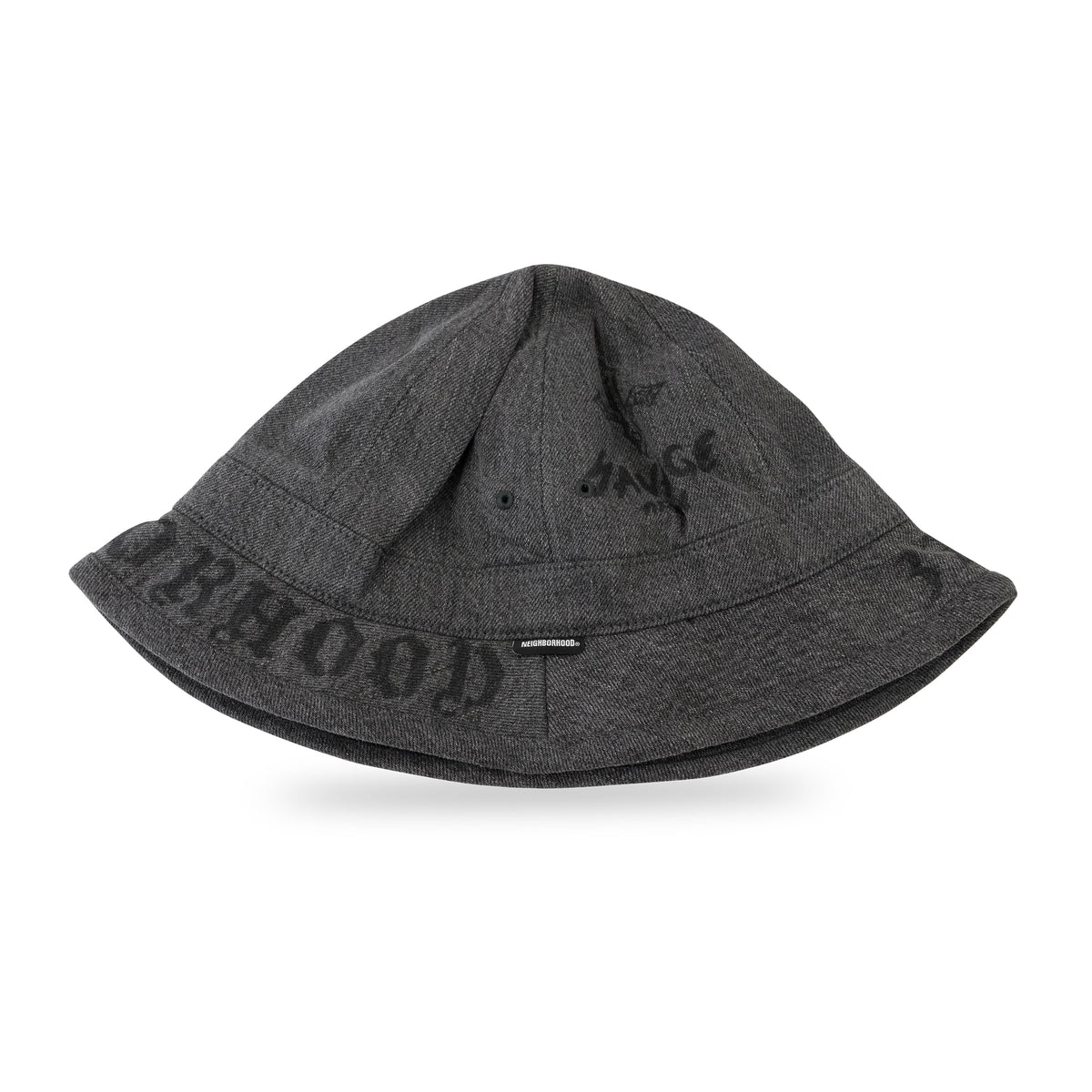 FADE DENIM BALL BLACK HAT