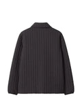 Maison Kitsuné quilted logo-patch jacket