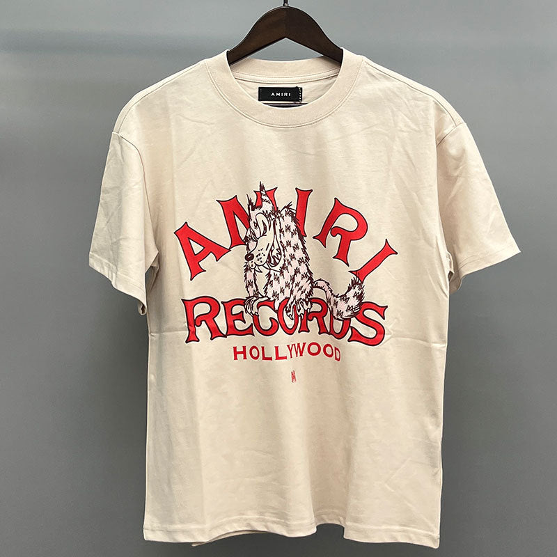 Amiri Multi‑Style Letter Logo Graphic Oversized Tee Streetwear Unisex