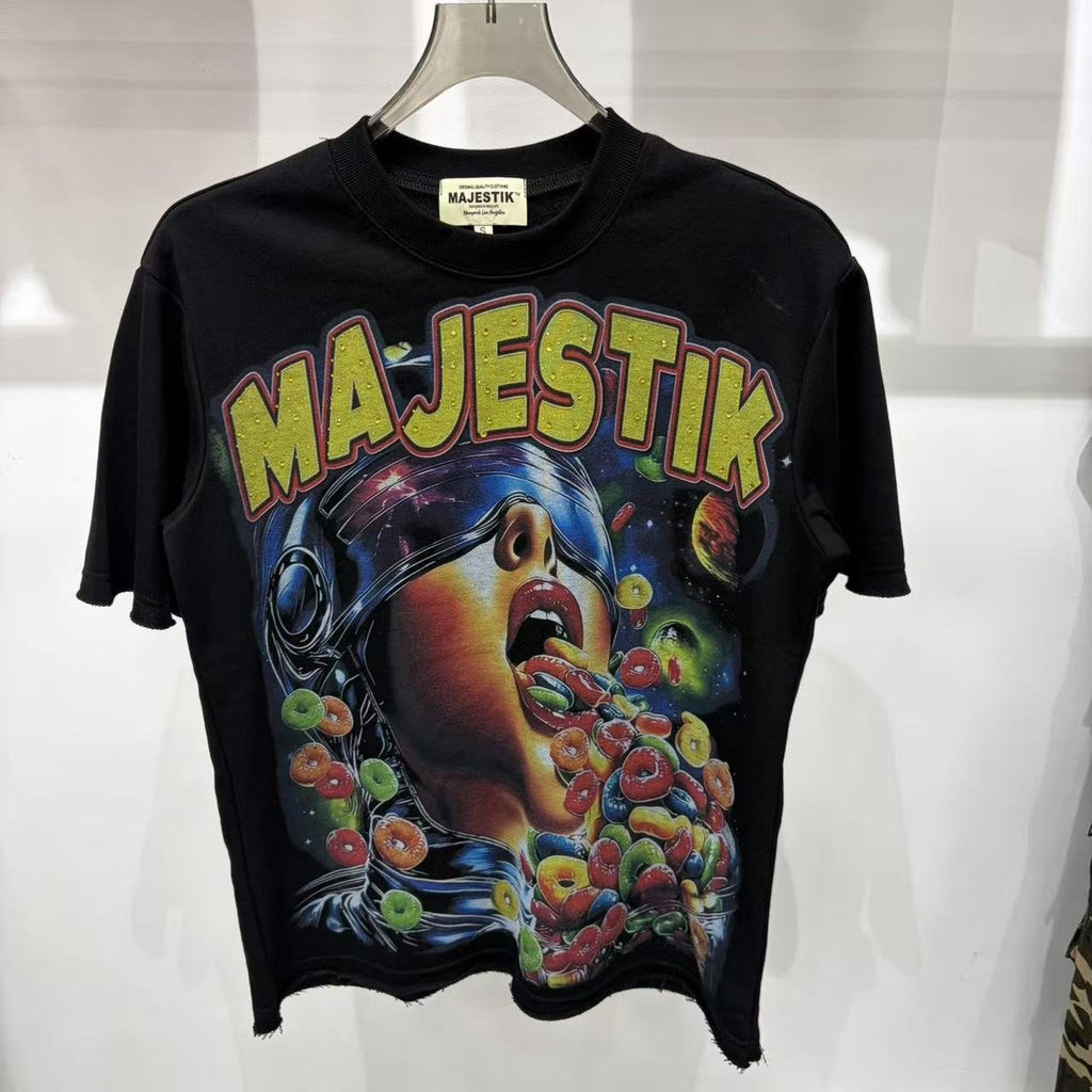 MAJESTIK Astronaut Candy Graphic T-Shirt