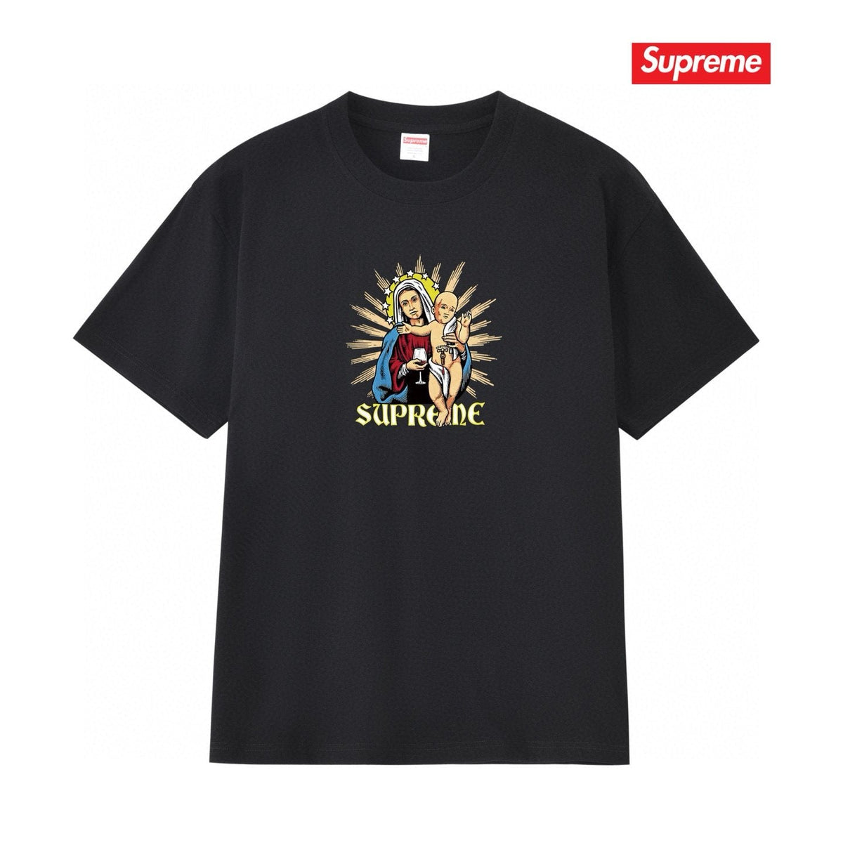 Supreme Religious Graphic Short-Sleeve T-Shirt