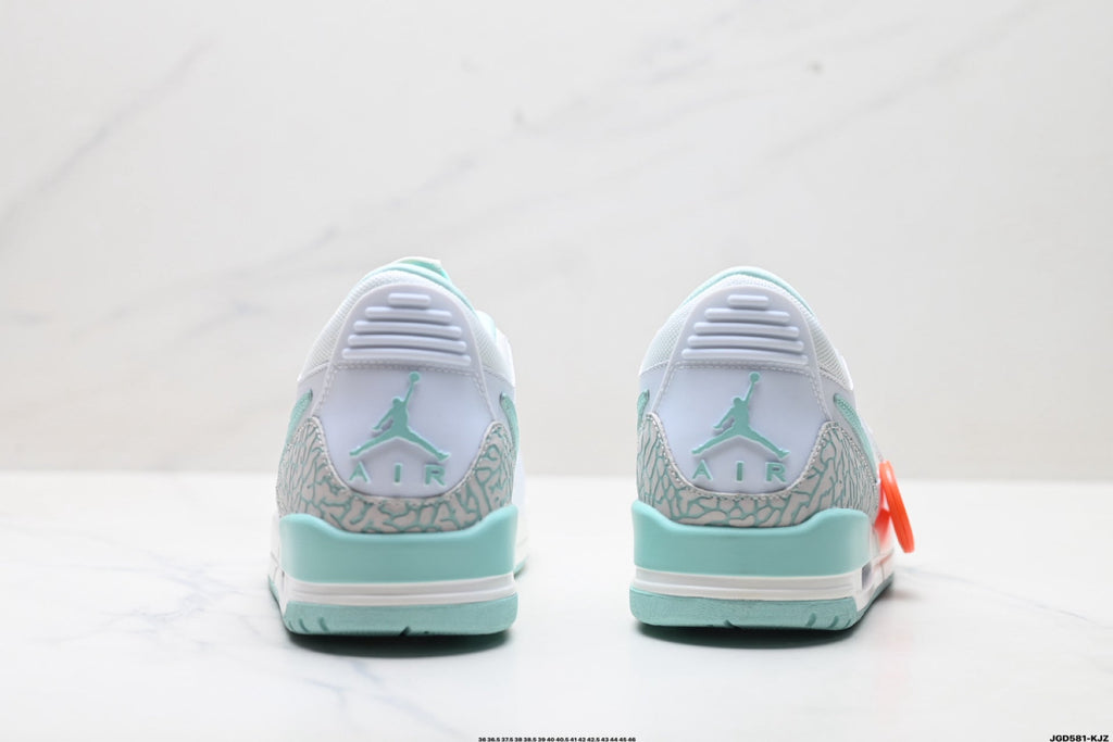Jordan Legacy 312 Low White Mint Grey Sneakers