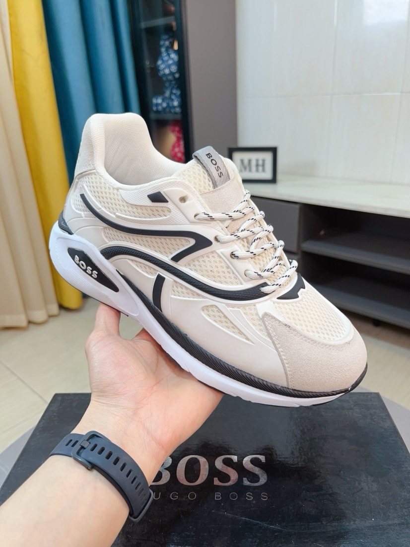 Hugo Boss Mesh Panel Sneakers